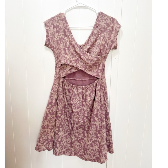 Pact organic cotton crossback mini dress floral - Picture 3 of 5